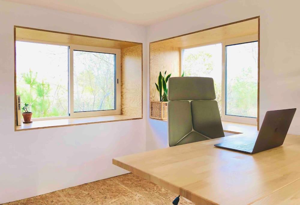 Eco Tiny Home & Office For Digital Nomads Vallmoll Bagian luar foto