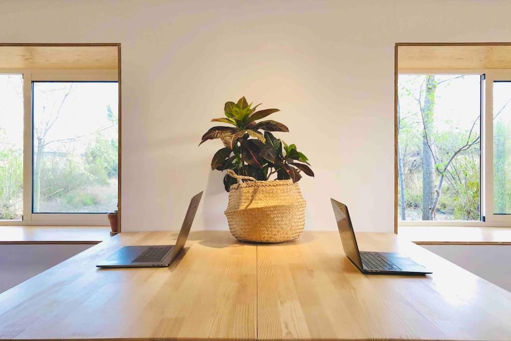 Eco Tiny Home & Office For Digital Nomads Vallmoll Bagian luar foto